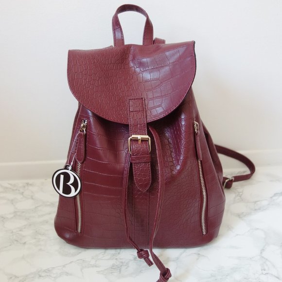 Burgundy Backpack - Picture 5 of 8